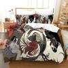 Demon Slayer Anime Bedding Set 3d Duvet Cover Sets Pillowcase Bedclothes Home Textile Cartoon Twin Queen King Size Kids Gift Tool