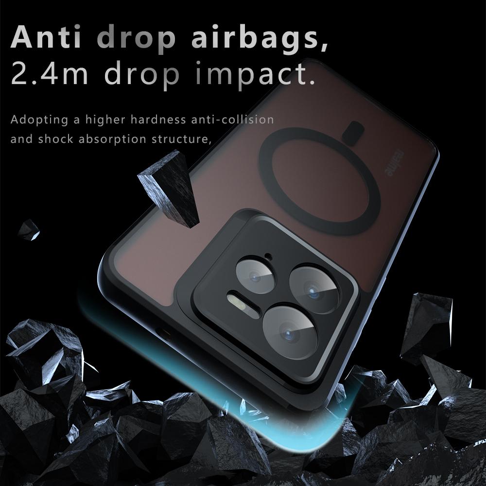 For Magsafe Magnetic Wireless Charging Case For Realme GT7 Pro GT7Pro Shockproof Matte Back Cover Coque