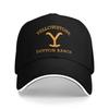 Yellowstone Dutton Ranch Grafikdruck Baseballkappe Tägliche Lässige Sandwich Schirmmütze Unisex Atmungsaktiv Verstellbar Snapback Hut