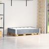 Vidaxl Pallet Extension, Grey, 120X80 Cm, Solid Pine Wood