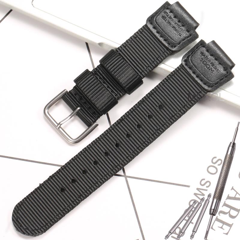 Watchband for Casio G-Shock GA100/110/120/150/200/400 GD-100/110/120 DW-5600 GW-6900 Bracelet 16mm Nylon Strap