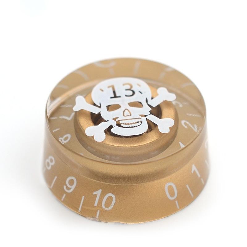 

Skull Style Electric Guitar Control Knobs Custom Volume Tone Knob Caps for Gibson Epiphone Potentiometer Guitar Parts