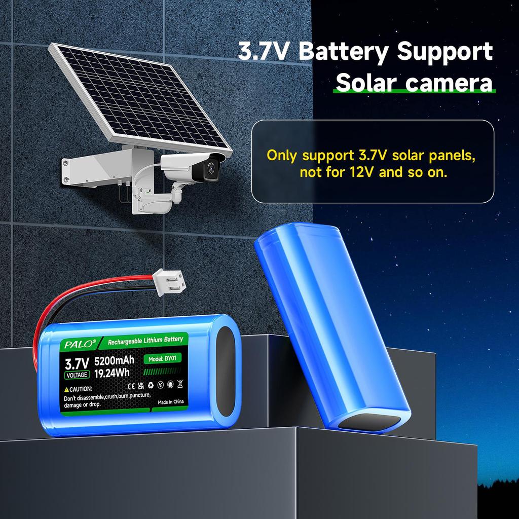 3.7V Lithium Battery Pack 5200mAh Replacement Batteries for GPS,intercom,RC Car,vehicle Trip Data Recorder,bluetooth Speaker