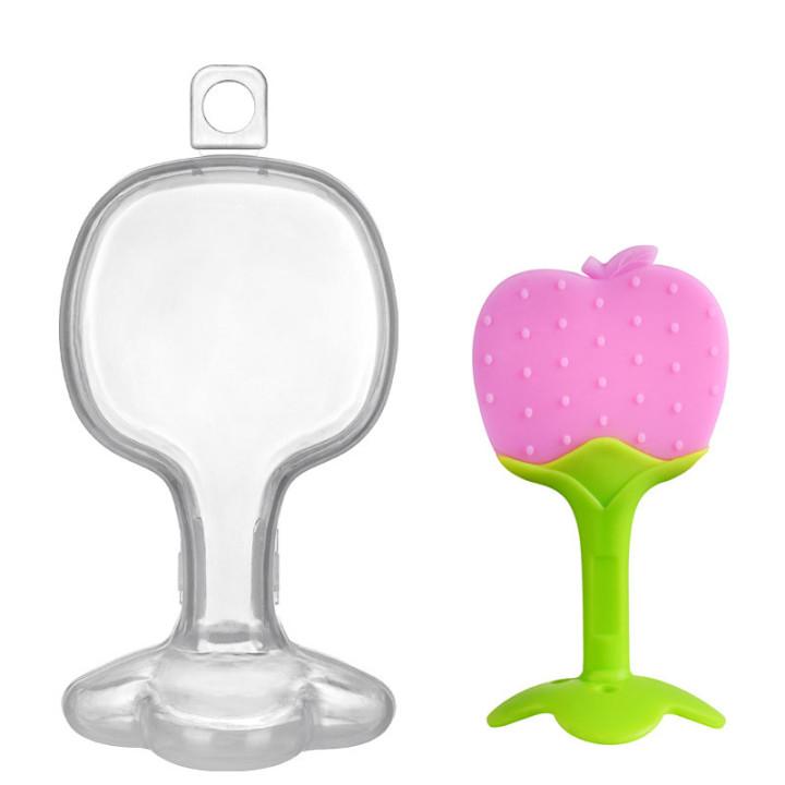 Teething Baby Toy Silicone Teether for Teeth Babies Accessories Newborn Fruit Sucking Chew Toys For Newborn Baby BPA-Fre Gift