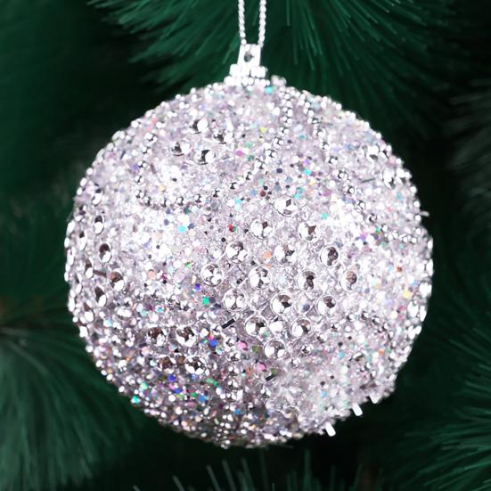 Christmas Balls Pendants Rhinestone Anti-deformed Decoration Holiday Gift Festival Balls Pendants Party Supplies