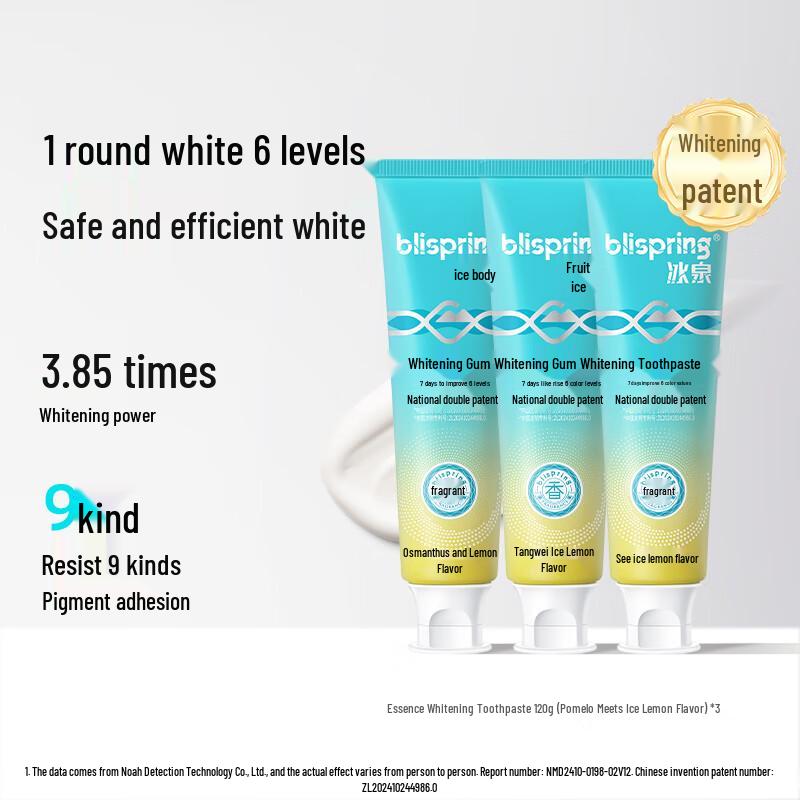 Blispring Whitening Fluoride Toothpaste