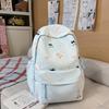 Cartoon Print Student Bag Large Capacity Travel Backpack Women's Backpack