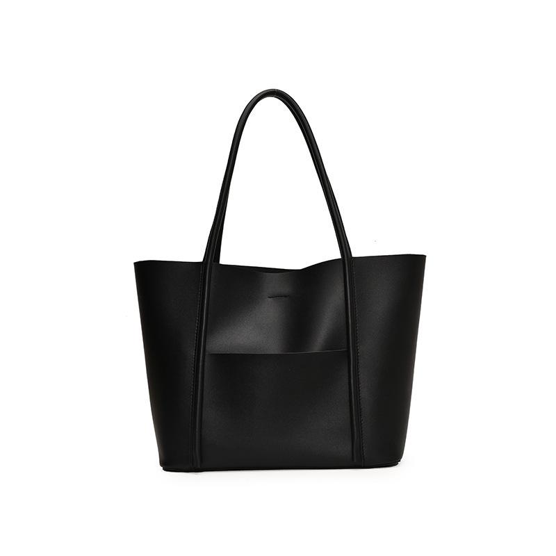 

2024 Retro Women s Large Capacity Tote Bag - Autumn/Winter Handbag for Work & Commute чорний
