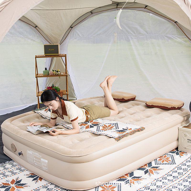 Outdoor Self-Inflating Folding Air Mattress for Camping and Hiking