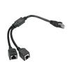 Kabel adaptera rozgałęźnika sieciowego RJ45, męski na 2 żeńskie separatory nagłówka Port gniazda LAN dla sieci Ethernet Super kategorii 5, Ethernet kategorii 6