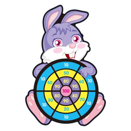 

Набор досок для дартса Rabit Design, отличная интерактивная игрушка из ткани, универсальная детская доска для дартса Rabbit