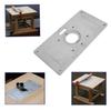 Aluminum Alloy Router Table Insert Plate 235mm x 120mm x 8mm Router Trimmer Plate  For Woodworking