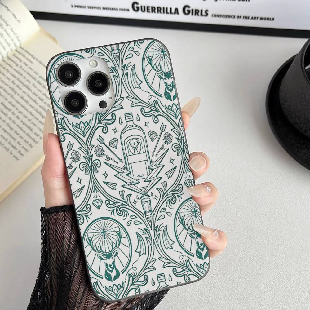 Heißer J-Jagermeisters Wellen-Riffel-Handyhülle Für IPhone 17 Air 16 15 14 13 11 12 Pro Max Plus Mattes Cover