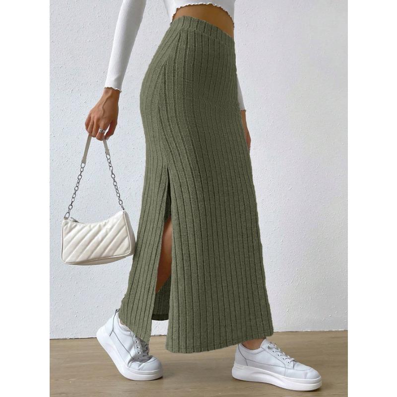 Women's Solid Color Print Casual Summer Spring Skirts