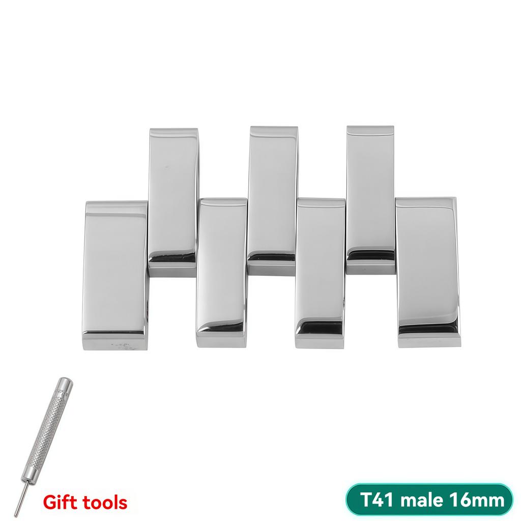 Dla serii Tissot 1853 T41 T045 T055 T063 T065 T085 T086 T094 T097 T099 T120 Pasek do zegarka Stalowa część zegarka Sekcja zegarka Duluer