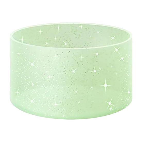 Silikonový návlek na kelímek s třpytkami, protiskluzový, tepelně izolační kryt, lehká podložka pod láhev na vodu pro tumbler