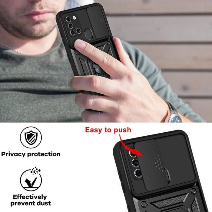 Coque de Protection - PROSHOP - Samsung A21S - Rigide - Mat - Armée