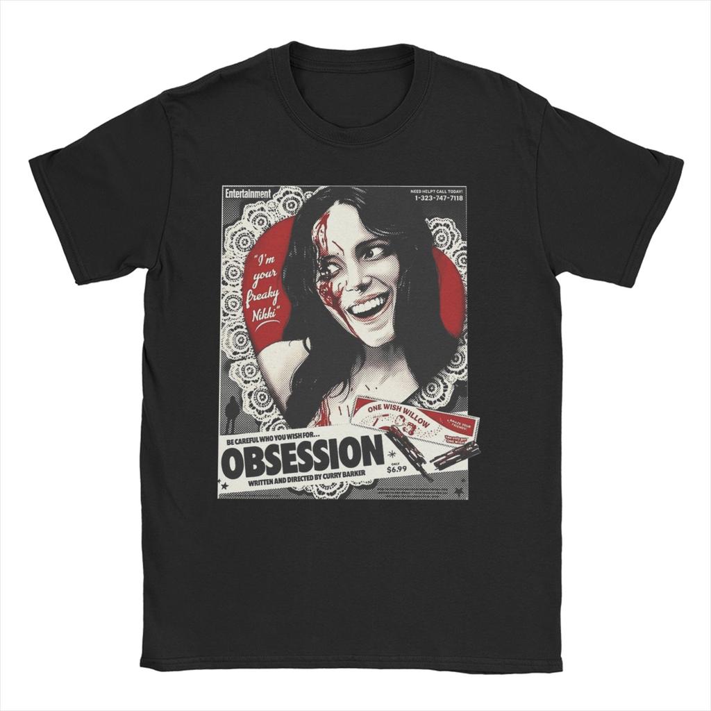 Horror Movie Obsession One Wish Willow Short Sleeve T Shirt Unisex Unisex Harajuku Tops 90s Aesthetic Graphics Tshirt Cotton Tees