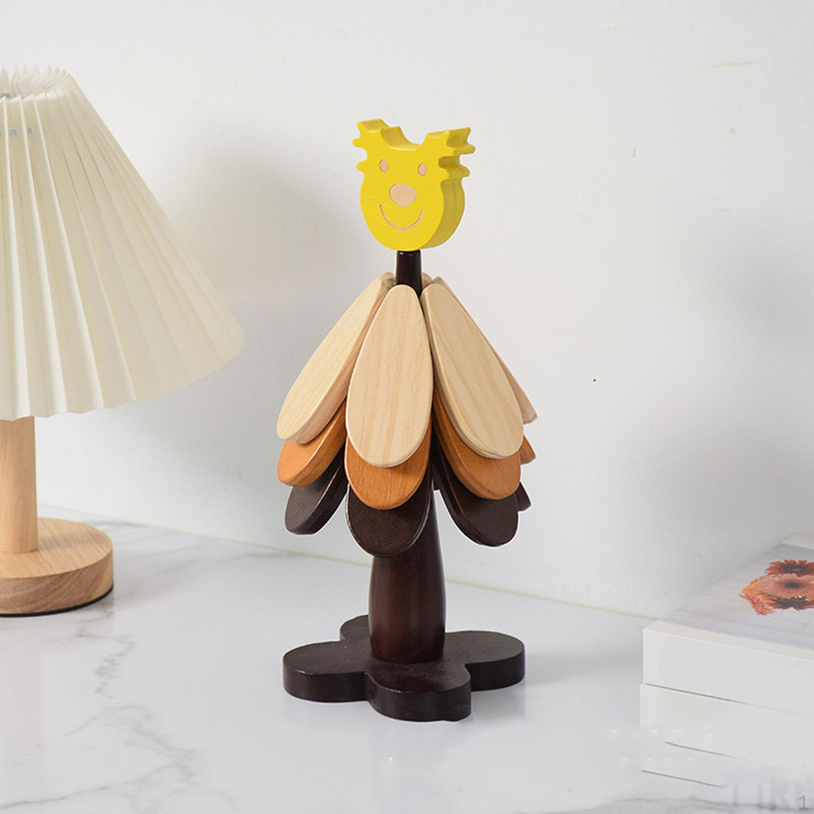 

3 шт. Деревянная подставка, Складная деревянная подставка Изоляционный коврик для чайника, Посуды, Подставки для горшков,