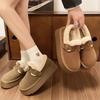 Women's cold-resistant snow boots in the winter of 2025 new retro thick-soled piled thickened warm Boken cotton shoes