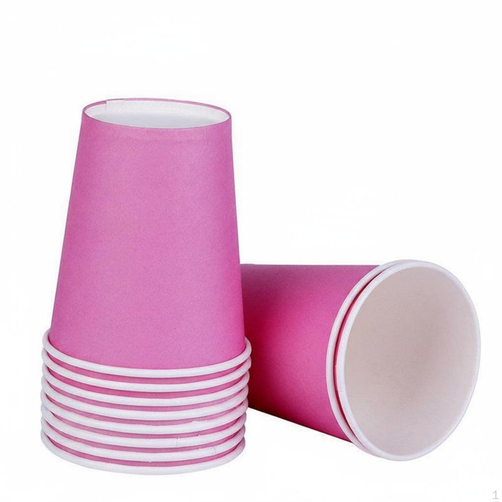 10 Pieces Kindergarten Art Cups Thickened Colored Paper Creative Educational for Preschoolers,