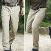 New Mens Quick Drying Al Pants Multiple Pocket Elasticity  Urban Commuter Tacitcal Trousers Men Slim Fat Cargo Pants