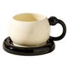 Set Speciale Bellissimo Tazza e Sottotazza da Caffè, Pregiato Raffinato Caffè Americano, Tazza in Ceramica, Tazza da Latte, Tazza da Tè Pomeridiano.