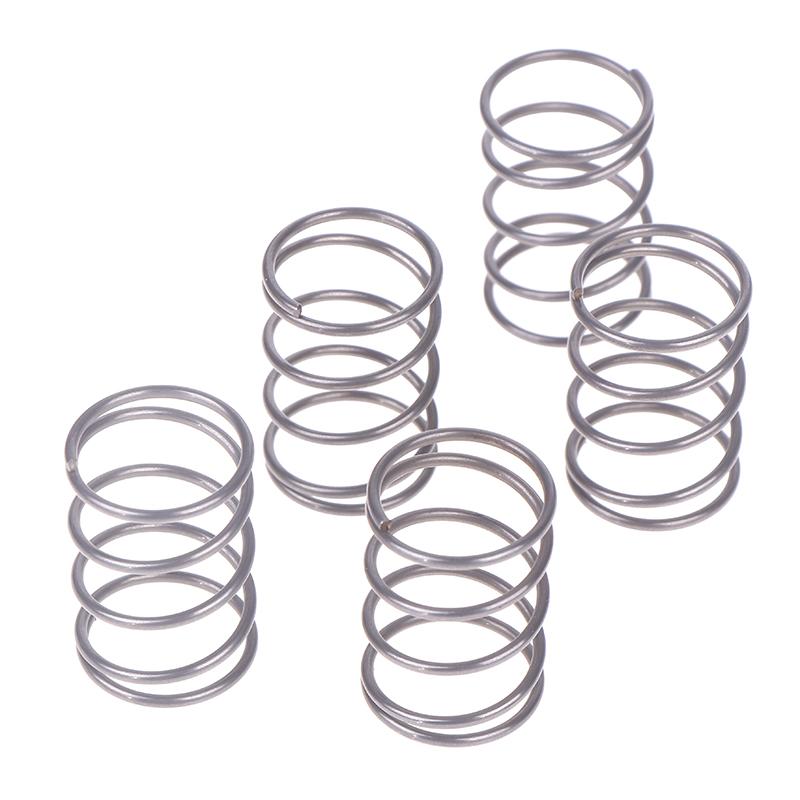5Pcs Trimmer Head Replacement Spring Compatible With Lawn Trimmer Weed Eater Component # 678749001 - Durable Metal Coil Spring