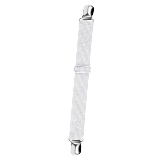 Elastic Bed Sheet Bands Adjustable Strap, Mattress Fasteners Holder And Suspender, Fitted Durable Sheets Gripper Clip for Cover, Sofa Cushion,