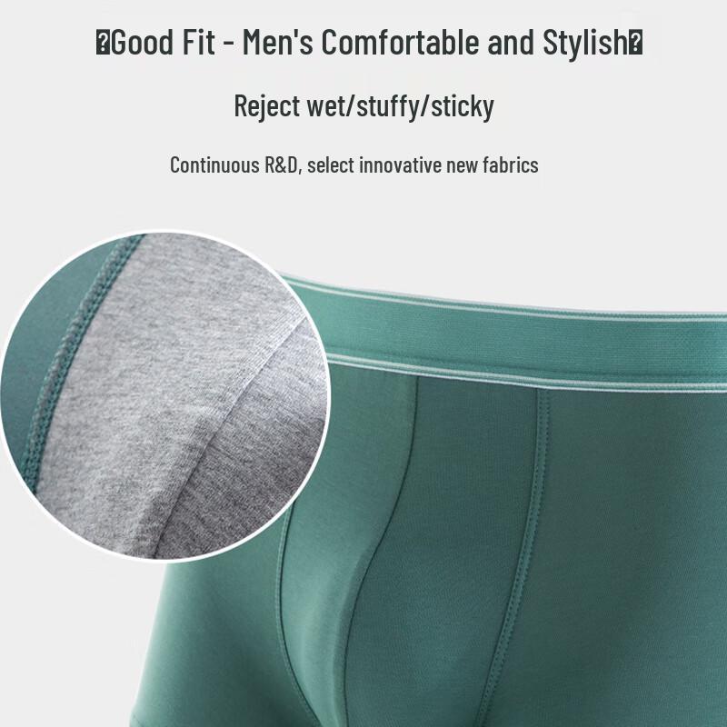 Nanjiren Men's Breathable Boxer Briefs