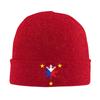 The Philippines Beanie Hats Men Women Retro Kpop Knitted Hat Autumn Winter Custom Warm Soft Caps For Outdoor Camping