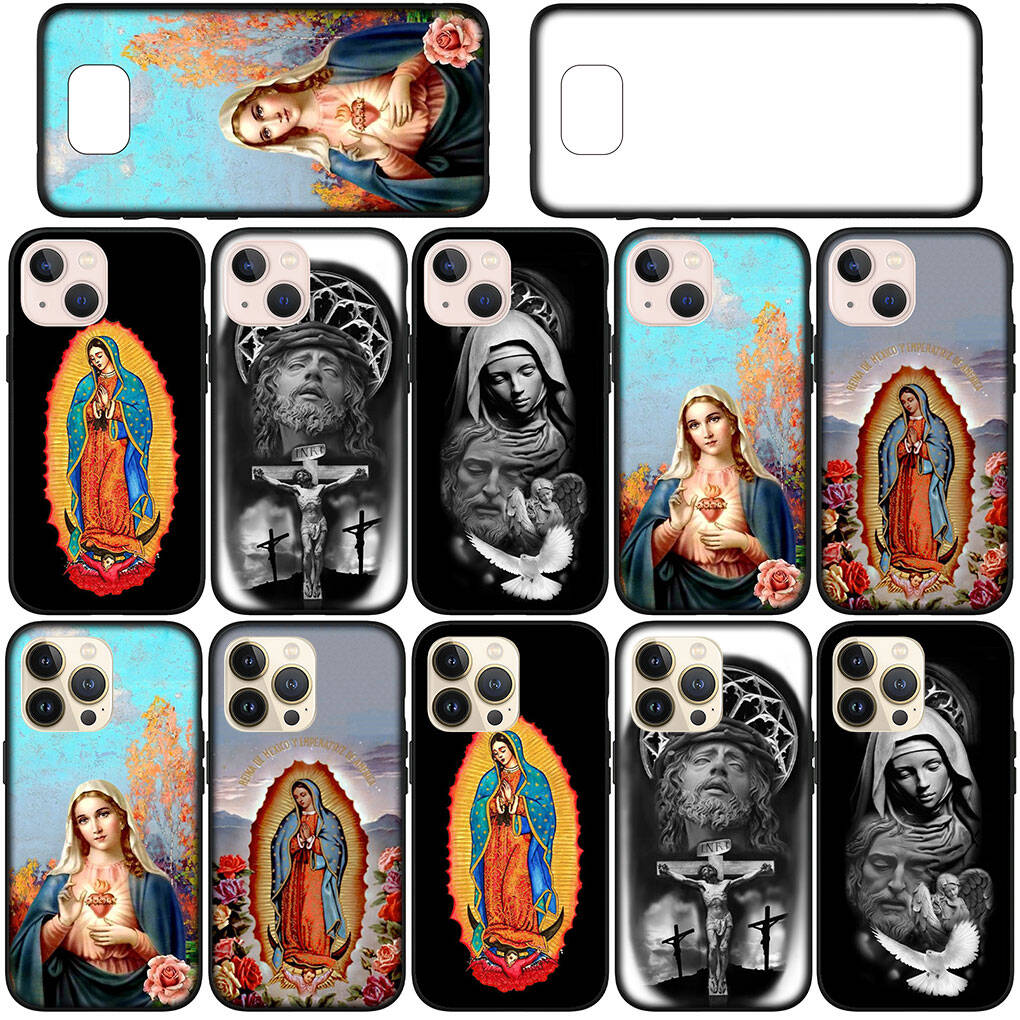 for iPhone 17 16 15 Xiaomi Poco F7 F8 X7 X6 C85 C75 C71 M8 Redmi Note 14 13 12 11 Pro Max 14C 13C A3 A4 Phone Case Wallpaper Virgen de Guadalupe Cover