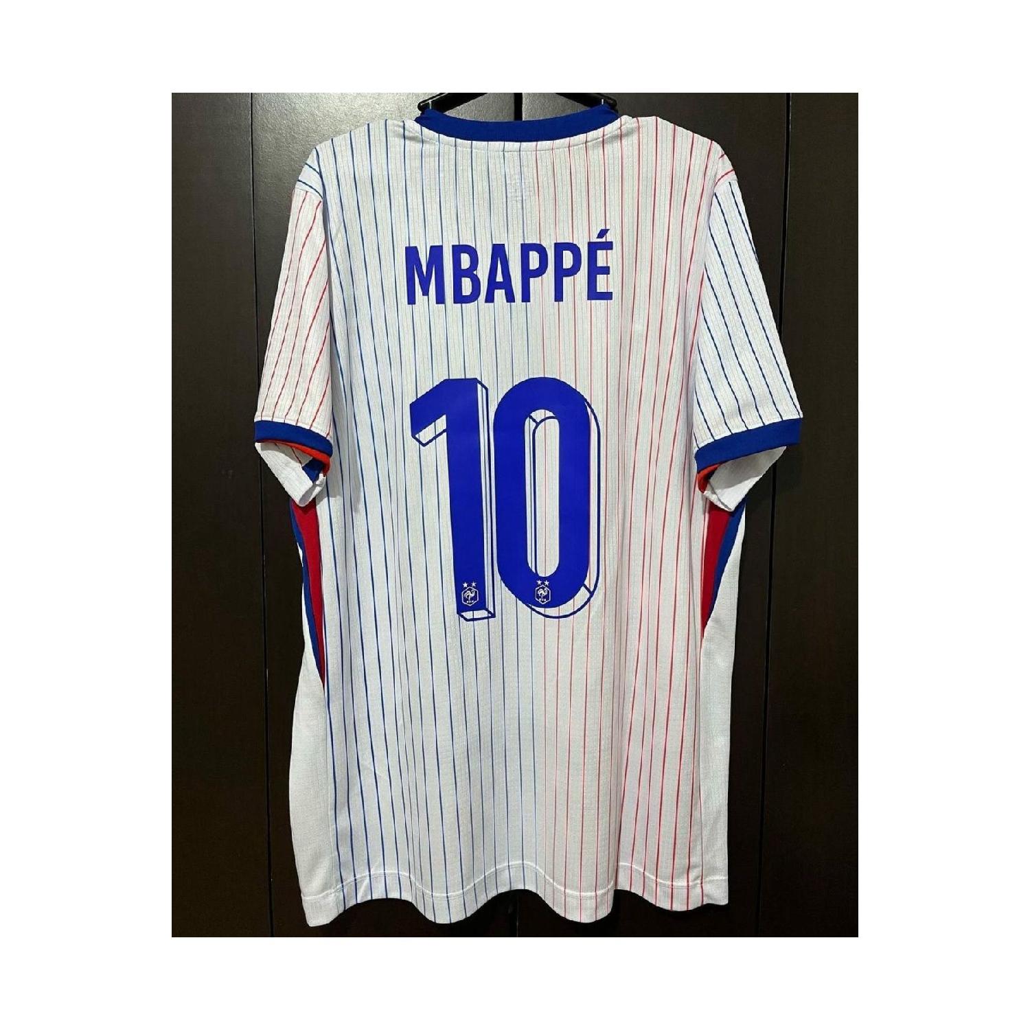 

Джерси Кайлиана Мбаппа для взрослых, Франция, Евро-2024 S чистый