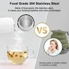 Portable Electric Kettle Mini Portable Electric Water Kettle 400ml Electric Coffee Pot Teapot for Travel Home Hot Water Boiler