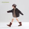 Mucmukn Kids' Thinsulate Quilted Faux Leather Jacket