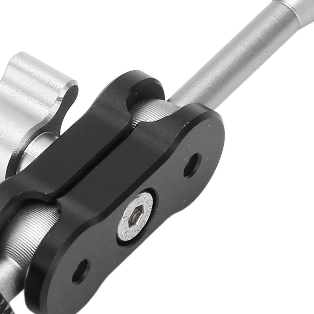 with 1/4 Inch 20 Threaded Screw Adapter Camera Extension Mount Bar  for Live Microphone