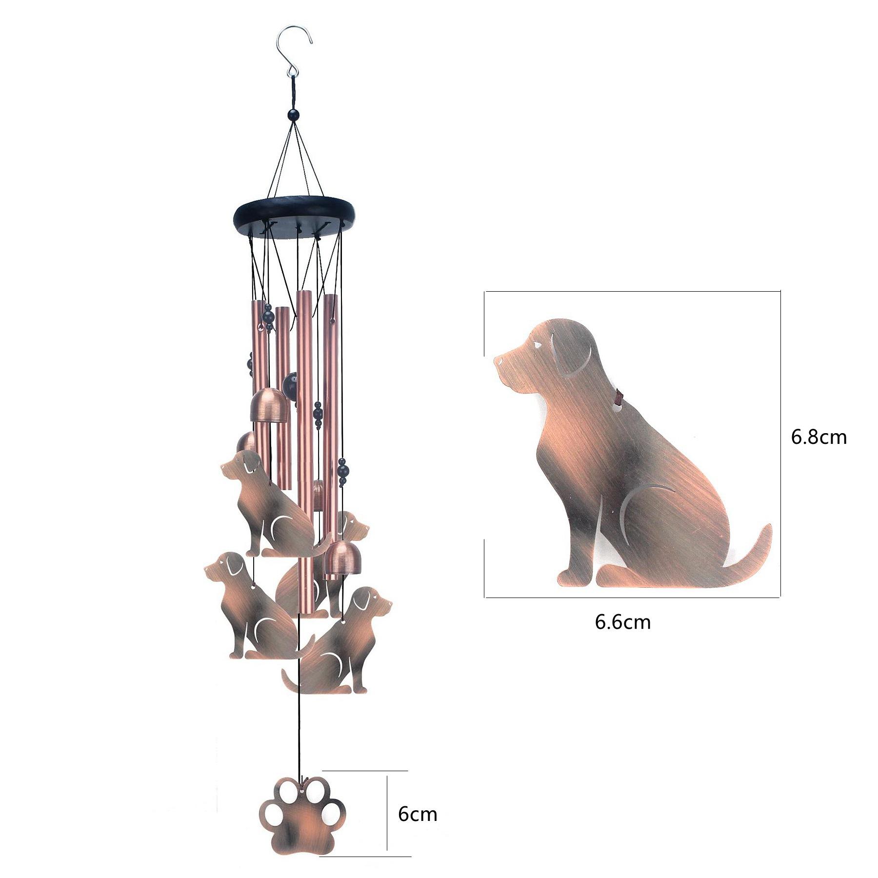 

Колокольчики ветра для собаки кошки на улице Уникальные мемориальные колокольчики ветра для уличного украшения Садовый декор Животное Колокольчик ветра - для женщин
