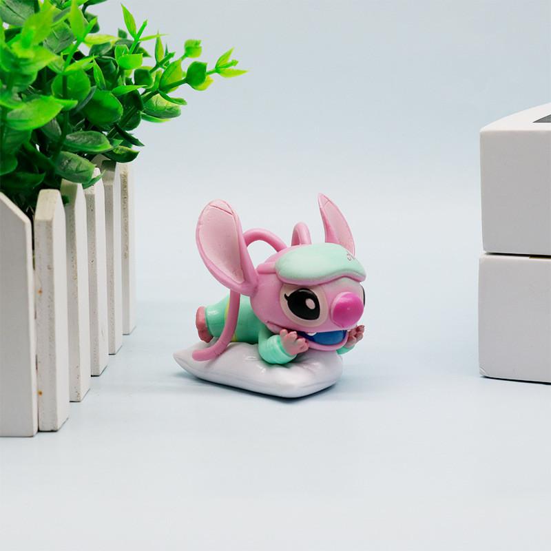 Stitch Reuben Angel Pajama Pillow Series Model Ornament Set For Kids And Fans