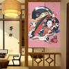 Japanese Sushi Door Curtain Partition Kitchen Doorway Decorative Drapes Cafe Restaurant Entrance Noren Half-Curtain