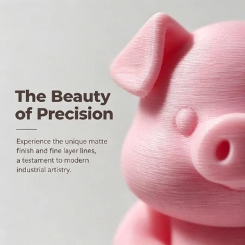3D Printed Cute Pig Bathroom Ornament Toilet Sitting Tissue Holding Design Practical Housewarming Gift for Neighbors