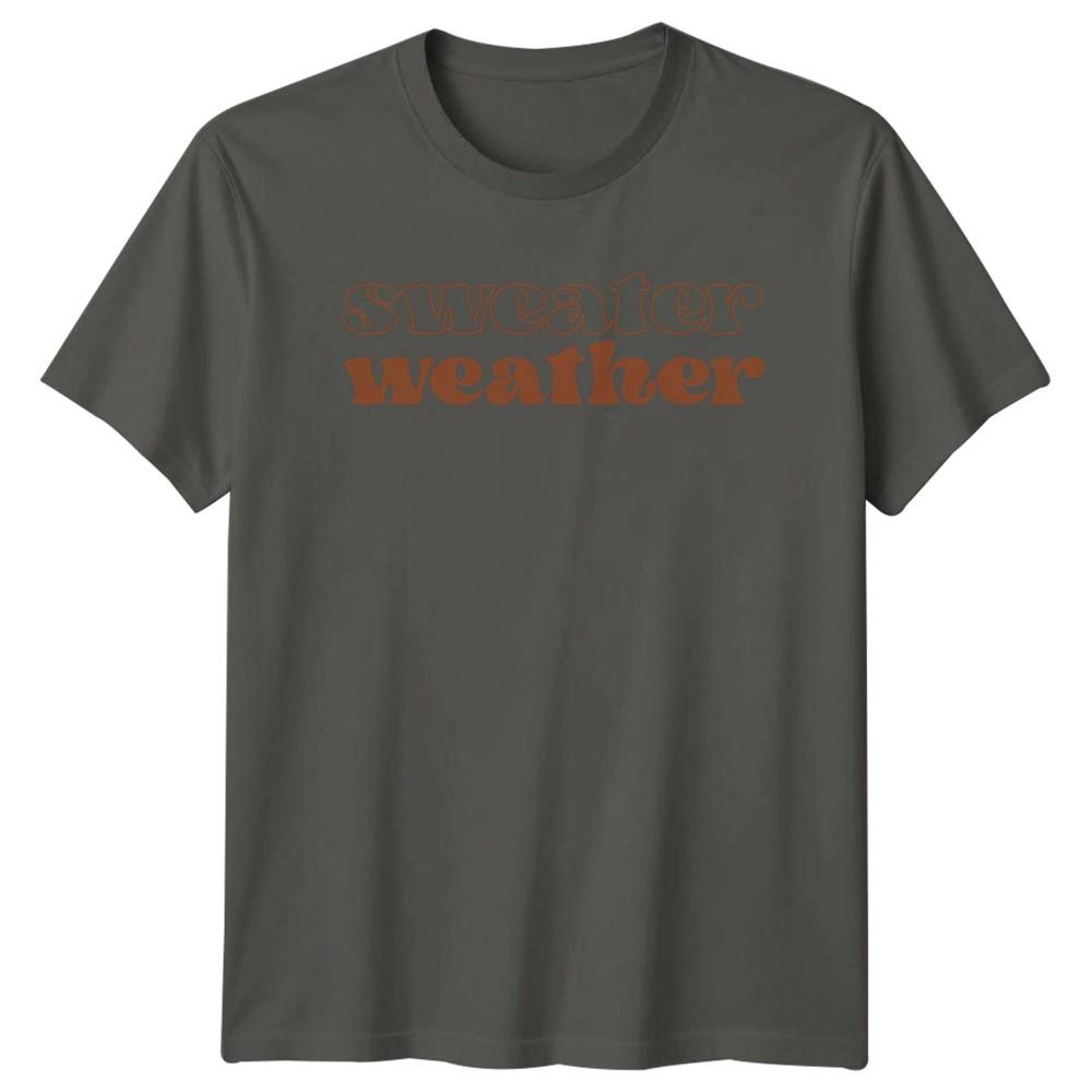 Sweater Weather TShirt Cozy Season Autumn Seasonal Gift For Him And Her S