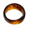 Geometric Smudge Bracelet Wide Version Curved Resin Bracelet Niche Premium Retro Amber Jewelry