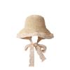 Lace Straw Sun Hat Children's Large Brim Summer Breathable Straw Hat Seaside Full Face Shading Sun Protection Hat Tide