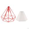 Metal Diamond Bulb Guard Lamp Cage Light Lampshade 12 Colors