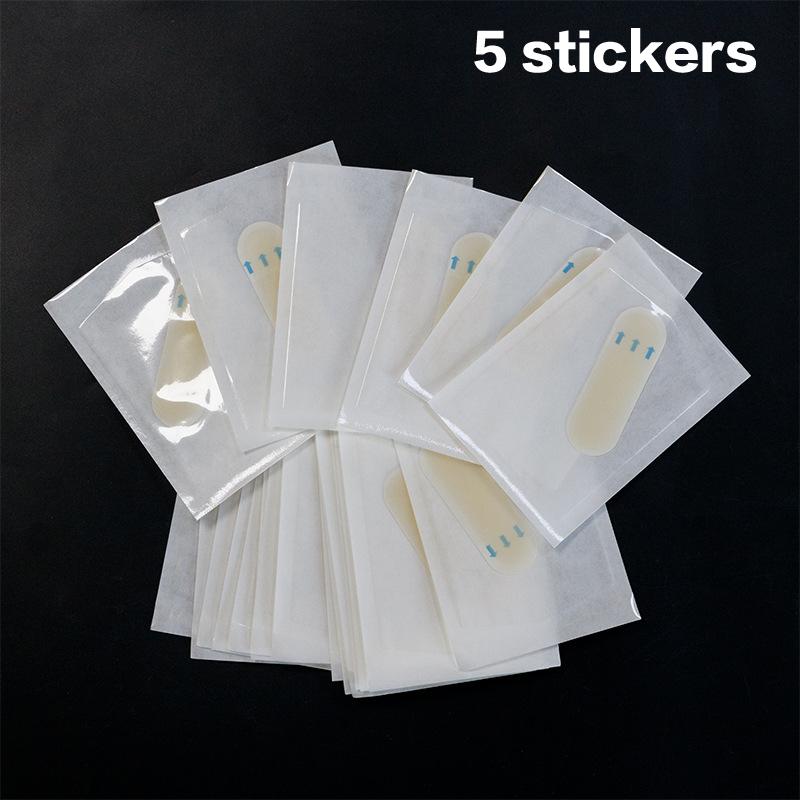 

5Pcs Transfer Eyebrow Skin Sticker Tattoo Real Operation Practice Permanent Silicone Tattoo Training Supplies Eyebrow Protection as the picture