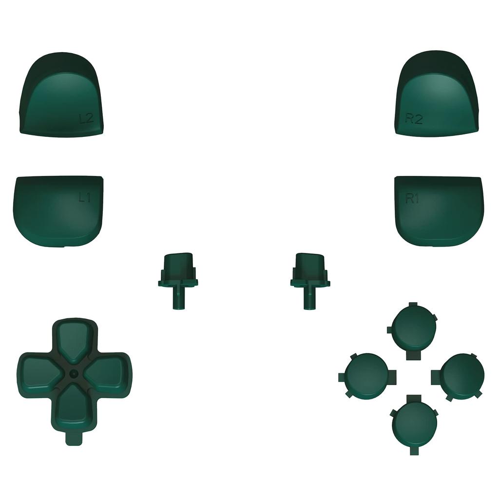 eXtremeRate Replacement for PS5 Controller Share Optional Face Full Button Set for PlayStation 5 Controller Not D-Pad (BDM-010 & 020), R1, L1, R2, L2,