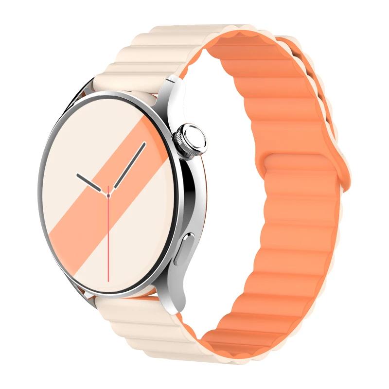 

Magnetic Loop For Amazfit GTS 4/2/2e/3/GTS 2 Mini/GTR 4/3/GTR2/stratos 20mm 22mm band Silicone bracelet Amazfit Bip U Pro strap 20mm watch band