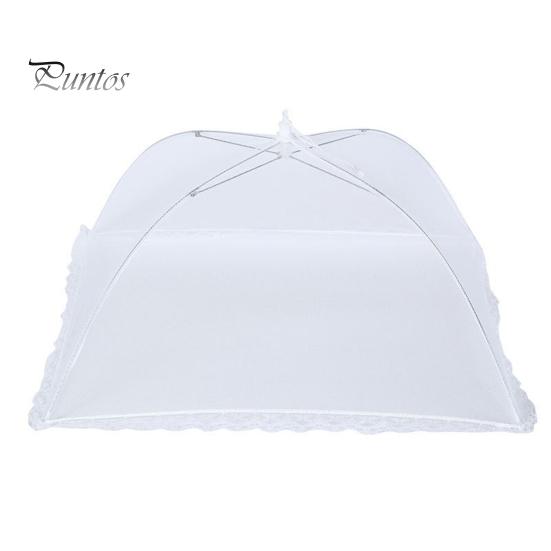 BBQ Food Cover Mesh Breathable Washable Table Tent Screen Anti-fly Dish Outdoor Camping Outside Picnic Collapsible Umbrella Net