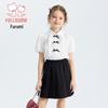 Conjunto de Camisa Preppy y Falda Plisada para Niñas Fuloumi