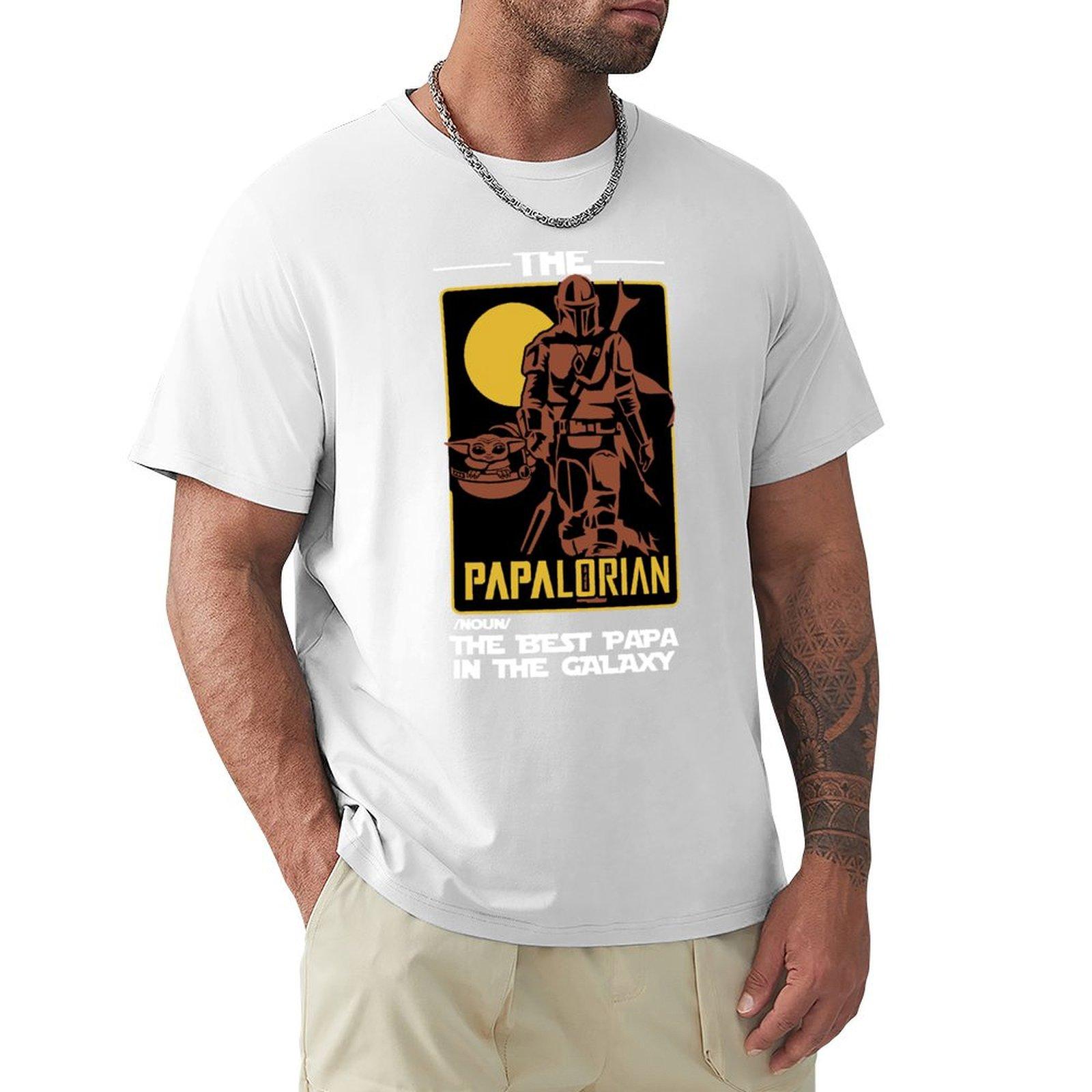 The Papalorian The Best Papa in The Galaxy navy Papal Patriarch navy Best Papa in Galaxy TShirt S